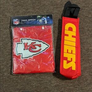 NFL Chiefs Red Apron and Hat Set